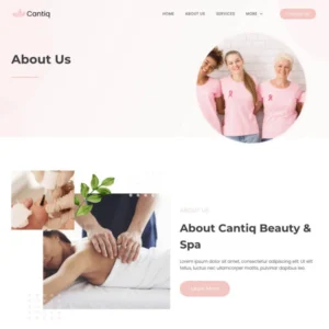 Business Portfolio Template - Elementor