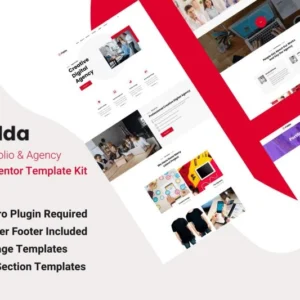 Creative Agency Website Template - Elementor