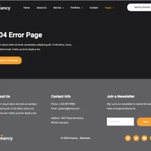 Tattoo and Piercing Studio Website Template - Elementor
