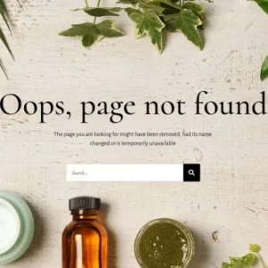 Beauty Care Website Template - Elementor