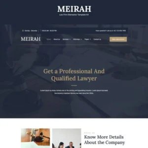 Hair Salon Website Template - Elementor