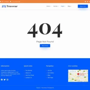 Beauty Salon Website Template - Elementor